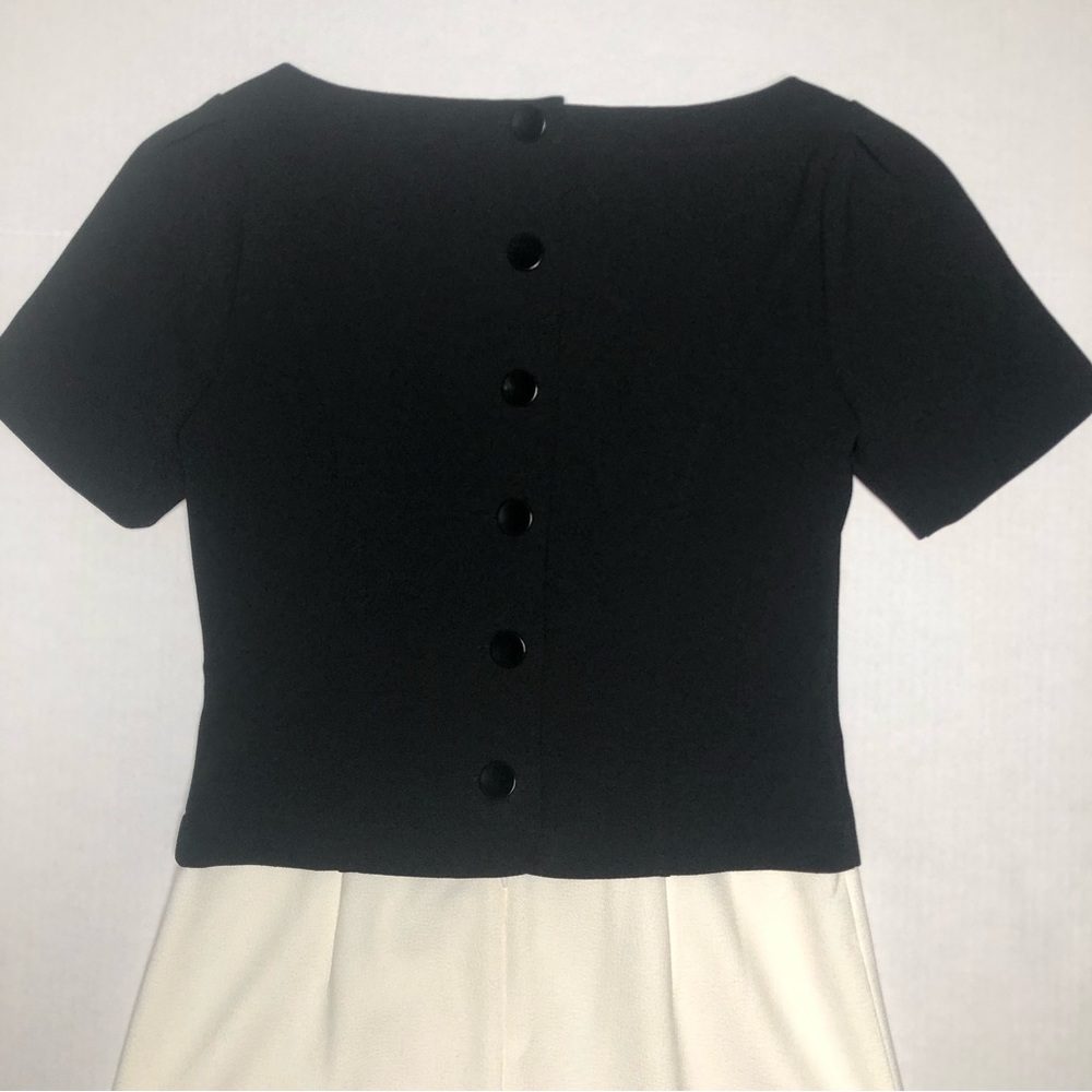 White House Black Market (WHBM) Color Block Short Sleeve Career Dress - Picture 6 of 13